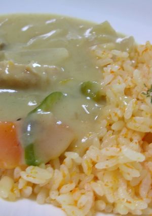 紅白カレー☆にんじんごはんで-レシピのメイン写真
