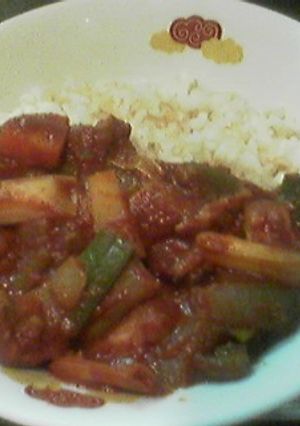 酢豚風カレー★長ネギ入り-レシピのメイン写真