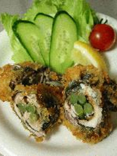 鰯のグリーン巻きフライ-レシピのメイン写真