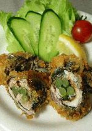 鰯のグリーン巻きフライ-レシピのメイン写真