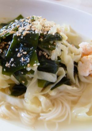 超おいしい☆塩ラーメンスープのそうめん-レシピのメイン写真