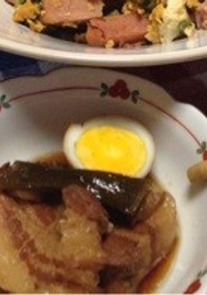 圧力鍋で豚の角煮(ラフテー)-レシピのメイン写真