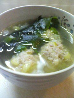 簡単!鶏団子のスープ-レシピのメイン写真