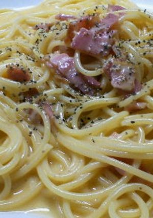 カルボナーラ-レシピのメイン写真