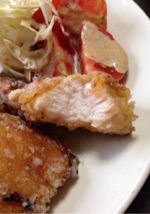 つけるだけ！胸肉で柔らかジューシー唐揚げ-レシピのメイン写真