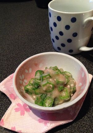 レンジで簡単 オクラの明太子和え-レシピのメイン写真