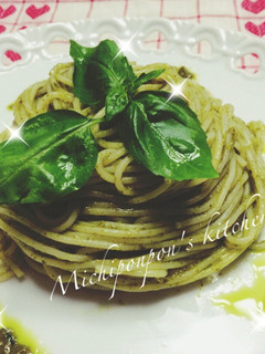 梅とバジルの冷製パスタ-レシピのメイン写真