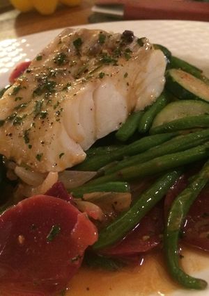 蒸し鱈と色々野菜のバターソテー-レシピのメイン写真