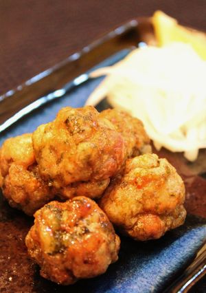❀豚コマ肉の青のり唐揚げ❀甘辛がらめ-レシピのメイン写真