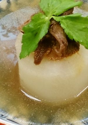 アレンジふろふき大根の牛肉のせ-レシピのメイン写真