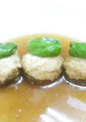 生椎茸&鶏ミンチの陣笠煮-レシピのメイン写真