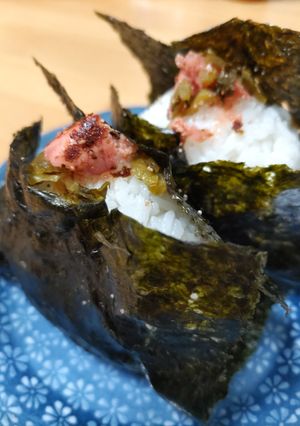 焼き明太高菜おにぎり🍙-レシピのメイン写真