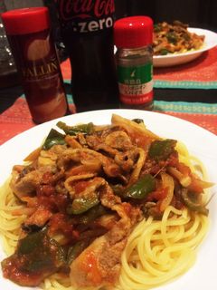 豚肉で簡単トマトパスタ-レシピのメイン写真