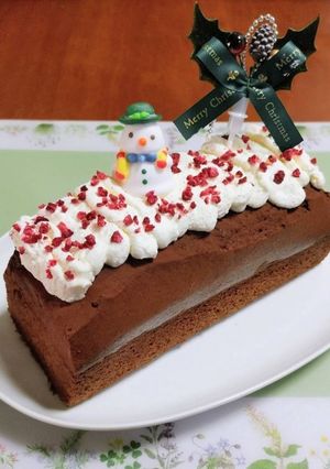 Xmasメニュー！チョコクリスマスケーキ-レシピのメイン写真