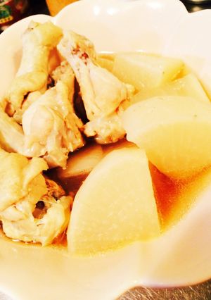 簡単☆圧力鍋で手羽元と大根のおでん煮-レシピのメイン写真