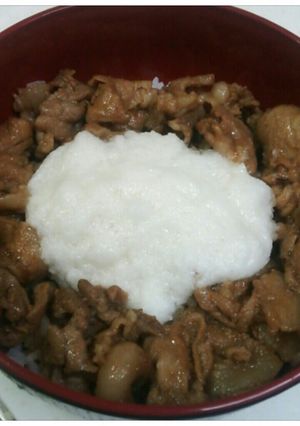 豚麦とろ丼-レシピのメイン写真