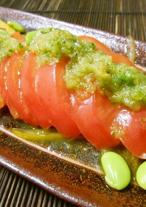 トマトサラダ☆おろし胡瓜ドレ♪-レシピのメイン写真