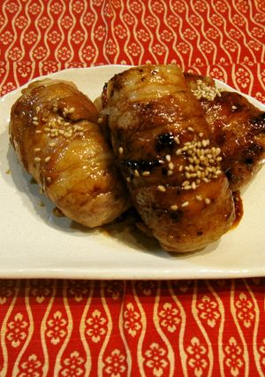 チーズ入り肉巻きおにぎり-レシピのメイン写真