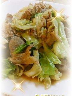 超簡単!豚肉とキャベツの味噌バター炒め♪-レシピのメイン写真