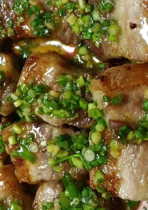 豚バラの塩タレごま油風味(^w^)-レシピのメイン写真
