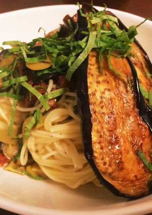 オリーブとドライトマトの冷製パスタ-レシピのメイン写真