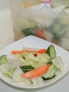 冷蔵庫にあるとウレしい簡単漬物-レシピのメイン写真