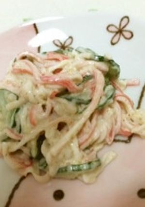 ☆きゅうりとカニカマのゴママヨ☆-レシピのメイン写真