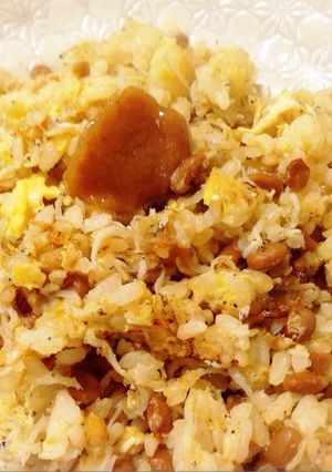 和食の味噌炒飯！納豆と梅としらすと胡麻-レシピのメイン写真
