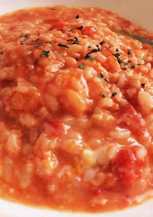 簡単♪ランチにトマトリゾット-レシピのメイン写真