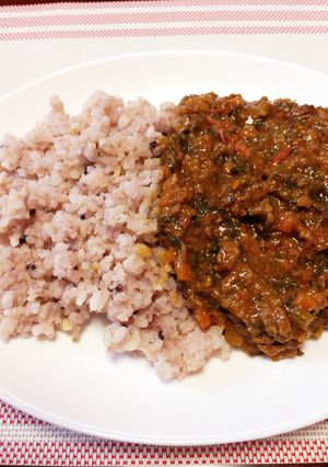 高血圧、便秘、頭痛に旨いセロリの葉カレー-レシピのメイン写真