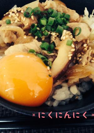 【てりたれ】だけ！のみ！の簡単豚丼-レシピのメイン写真