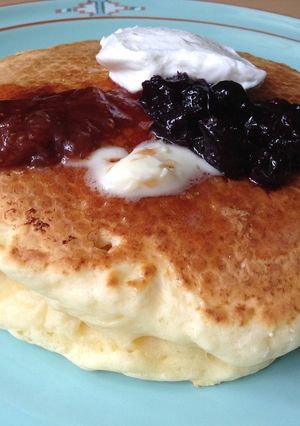 分厚いホットケーキ-レシピのメイン写真