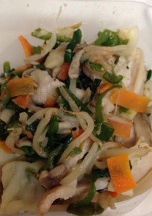 塩豚味付き豚トロの中華風野菜炒め☆-レシピのメイン写真