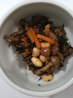 ひじきの五目煮(キノコアレンジOK!)-レシピのメイン写真