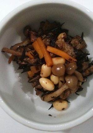 ひじきの五目煮(キノコアレンジOK！)-レシピのメイン写真