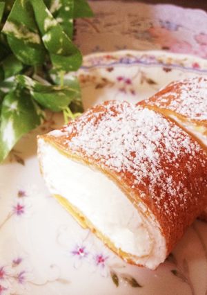 生クリームのロールケーキ①-レシピのメイン写真