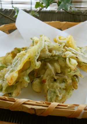 ピーマン塩昆布和えのかき揚げ-レシピのメイン写真