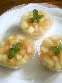 ひんやり桃のムース-レシピのメイン写真