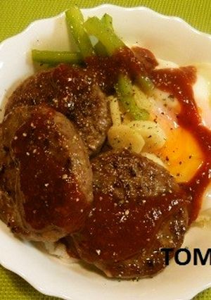 ✿とまモンの簡単元気がでるロコモコ丼✿-レシピのメイン写真