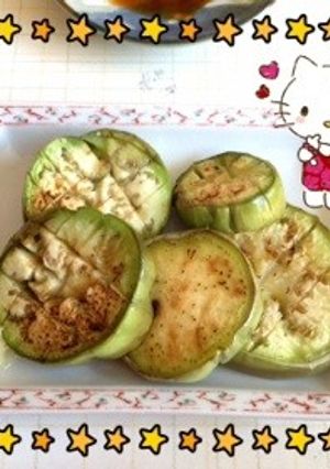 緑ナスを焼きナスに〜(o˘◡˘o)♡-レシピのメイン写真