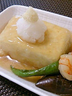 揚げ出し豆腐♪白だしであっさり上品な味-レシピのメイン写真