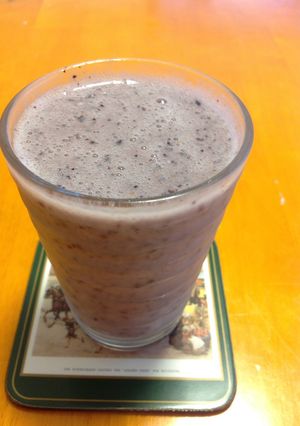 ブルーベリーとバナナのアイススムージー-レシピのメイン写真