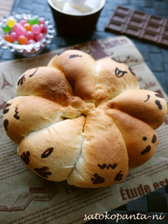 簡単☆ちぎりぱん☆おばけちぎりパン☆-レシピのメイン写真