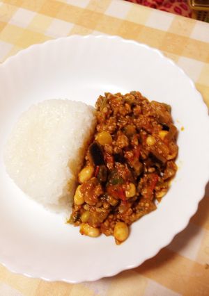余り夏野菜ドライカレー-レシピのメイン写真