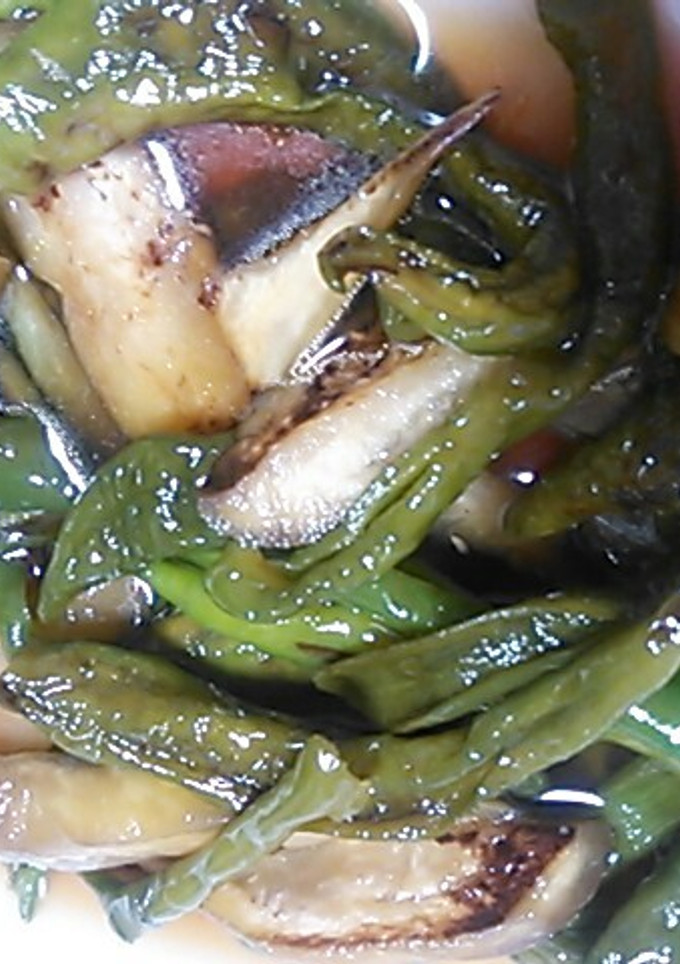 茄子ししとうピーマンの甘辛焼き浸し-レシピのメイン写真
