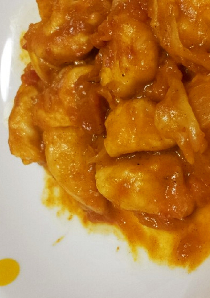 ササミのトマト煮込みカレー風味☆-レシピのメイン写真