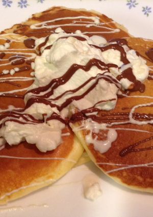 簡単パンケーキ-レシピのメイン写真