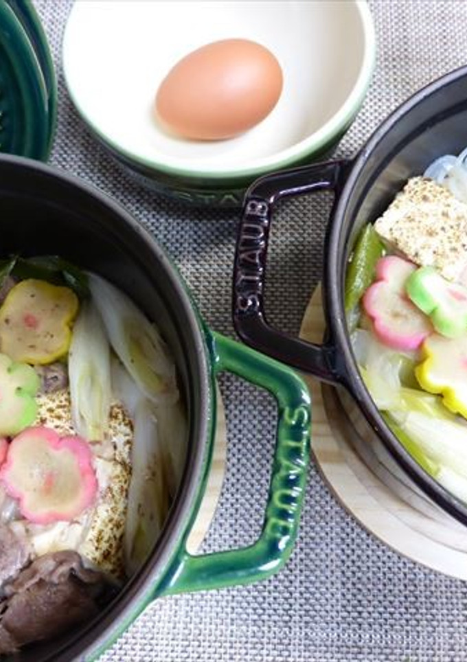 ストウブで簡単蒸しすき焼き-レシピのメイン写真