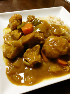 栃尾の油揚げ。美味しいカレー-レシピのメイン写真