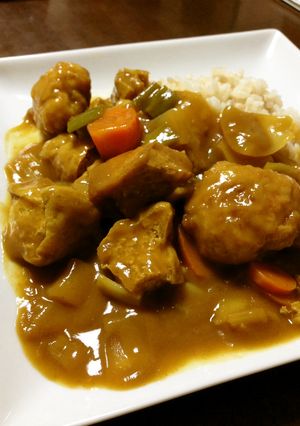 栃尾の油揚げ。美味しいカレー-レシピのメイン写真